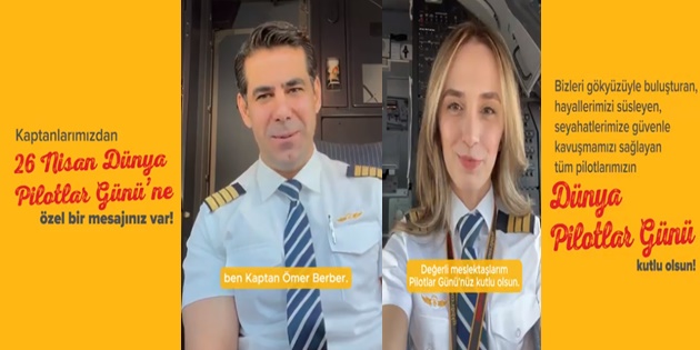 Pegasus Havayolları, Dünya Pilotlar Günü’ne Özel Bir Video Yayınladı